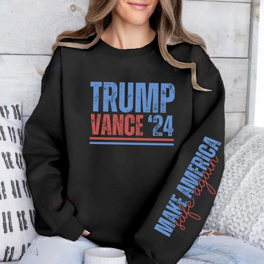 Donald Trump Sweatshirt - 45 47 O-neck Train Hoodie