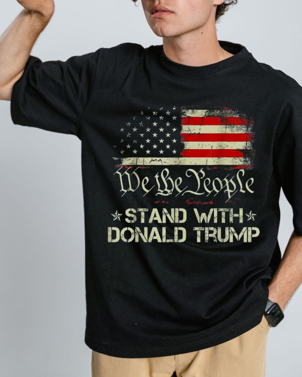 Donald Trump T-shirt - We the People stand with Donald Trump