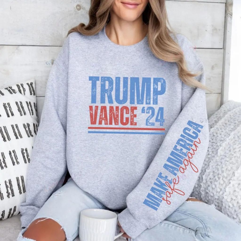 Donald Trump Sweatshirt - 45 47 O-neck Train Hoodie