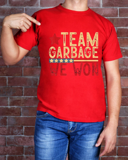 Donald Trump T-shirt - Team Garbage We Won