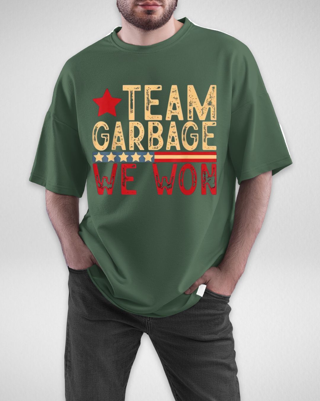 Donald Trump T-shirt - Team Garbage We Won