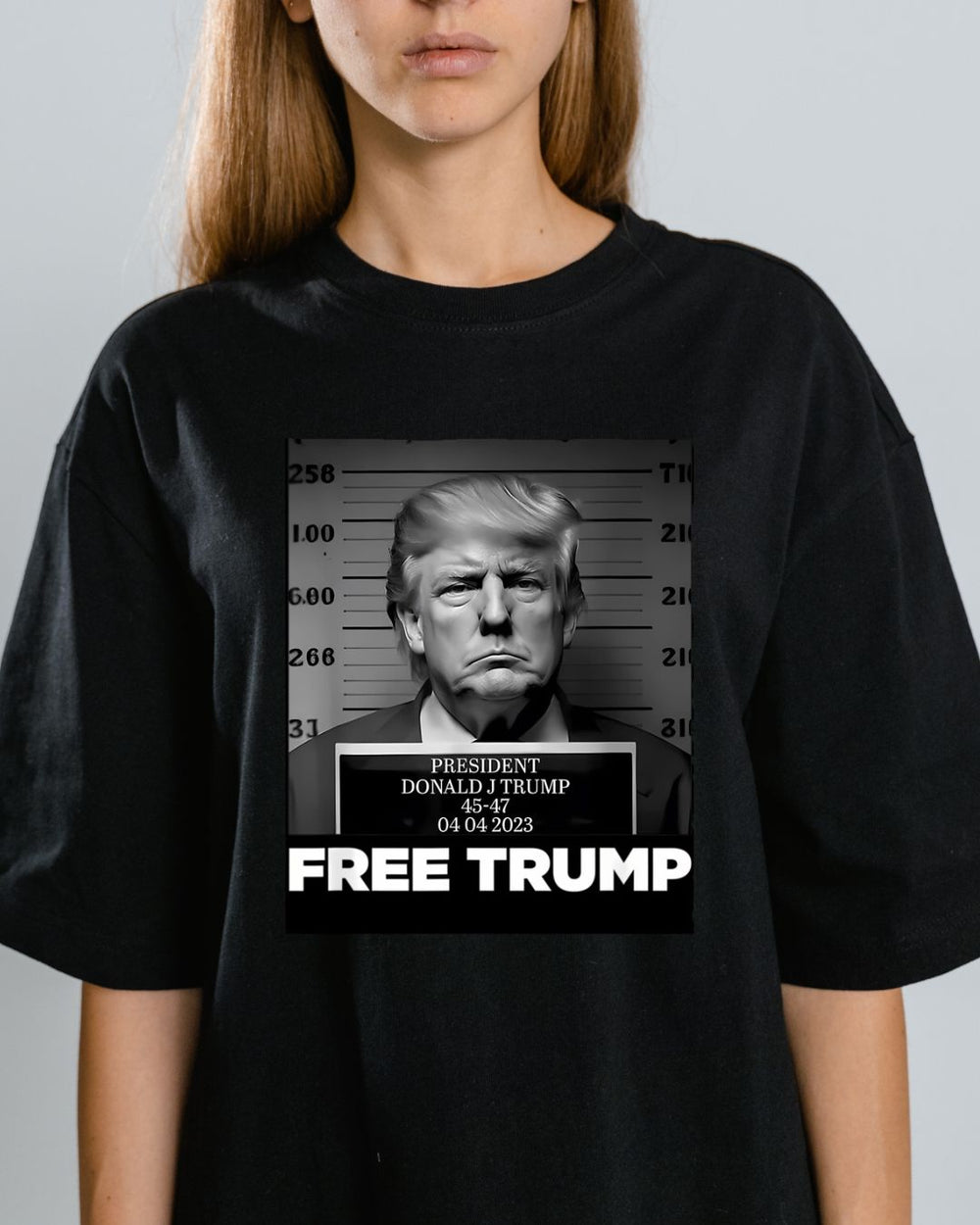 Donald Trump T-Shirt - Mugshot | Free Trump