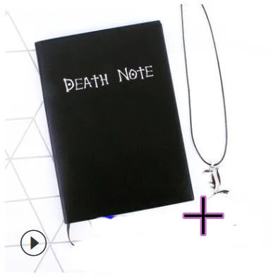 Death Note Notebook Set Leather Journal with necklace