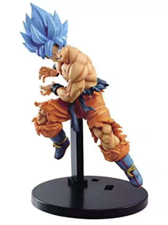 Dragon Ball Z Super Saiyan God Blue Goku & Vegeta Anime Figures 8" at TheGroovyGaijin