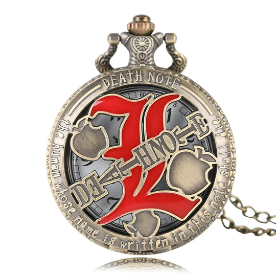 Death Note Anime Cosplay Pocket Watch