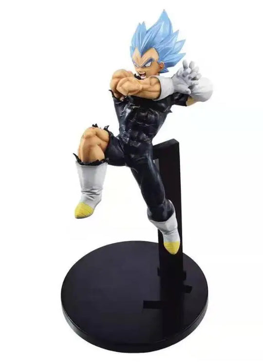 Dragon Ball Z Super Saiyan God Blue Goku & Vegeta Anime Figures 8" at TheGroovyGaijin