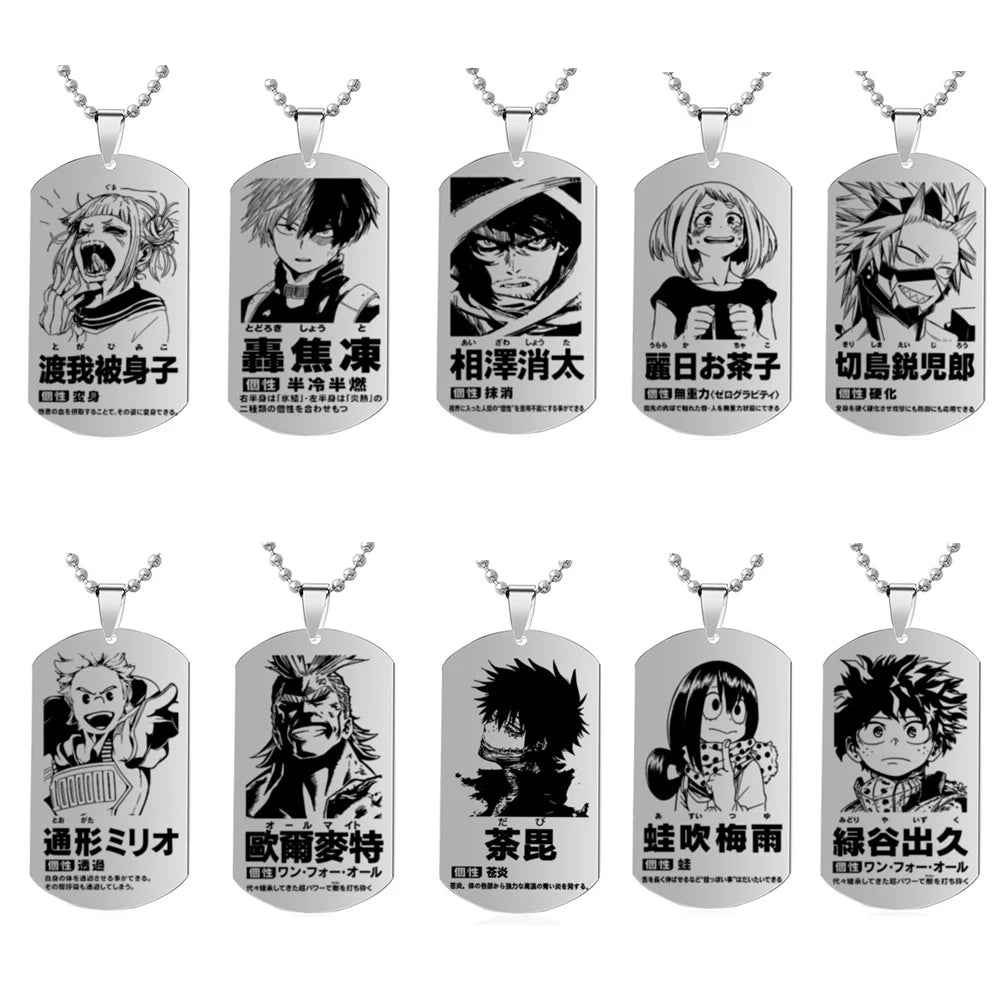 My Hero Academia Pendant/Dog Tag/Necklace