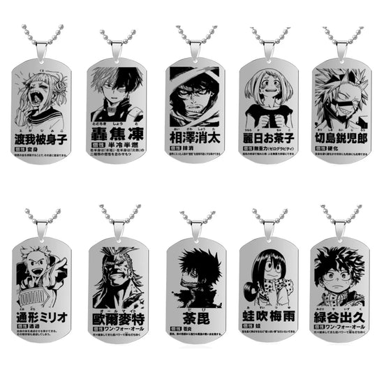 My Hero Academia Pendant/Dog Tag/Necklace