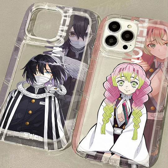 Demon Slayer Phone Case For iPhone - Transparent Silicone Cover