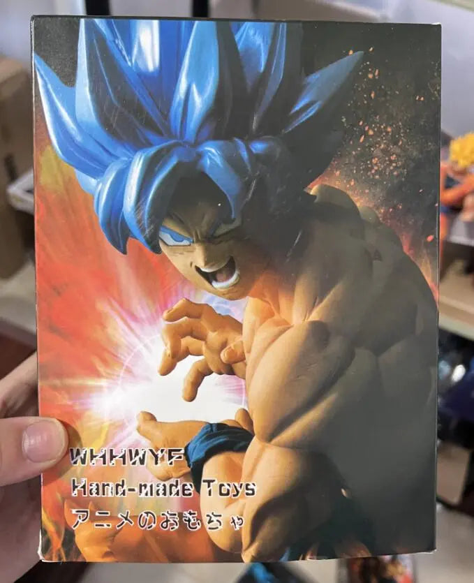 Dragon Ball Z Super Saiyan God Blue Goku & Vegeta Anime Figures 8" at TheGroovyGaijin