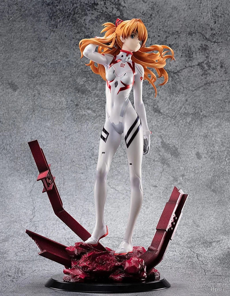 Neon Genesis Evangelion 9.8" Anime Kawaii Asuka & Makinami Figures