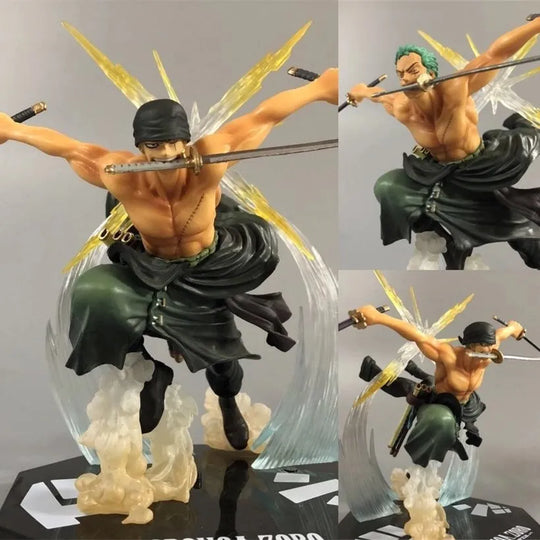 One Piece Wano Arc Zoro Shirtless 7" Anime Figure at TheGroovyGaijin