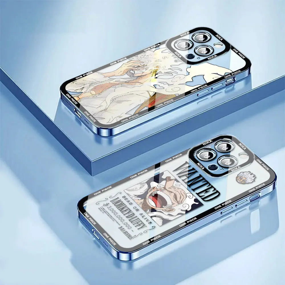 One Piece Luffys Gear 5 Phone Case For iPhone - Transparent Cover