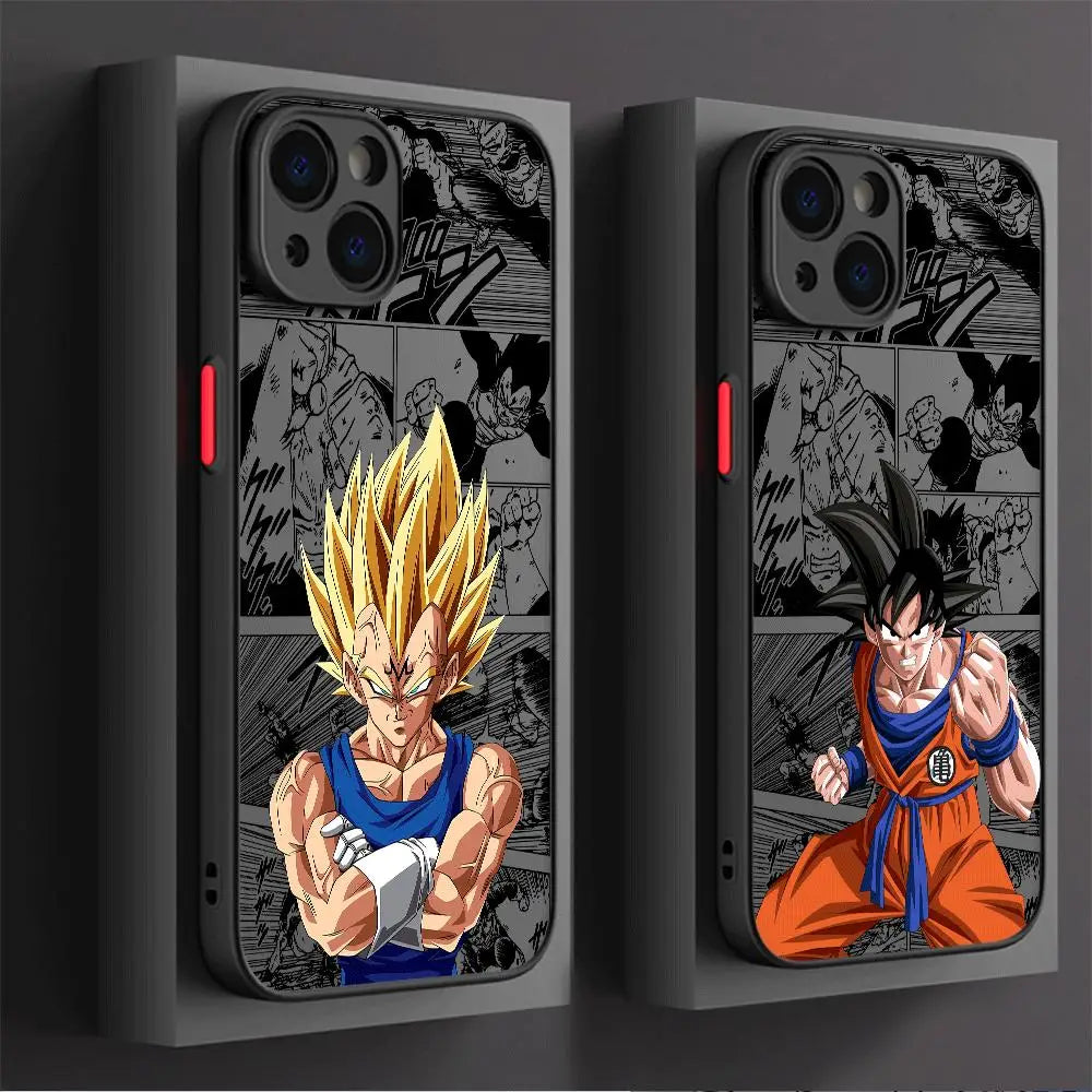 Dragon Ball Z Phone Case For iPhone - Matte Shockproof Armor Cover