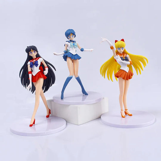 Sailor Moon 5 Figure Set Anime Figures Sailor Sisters