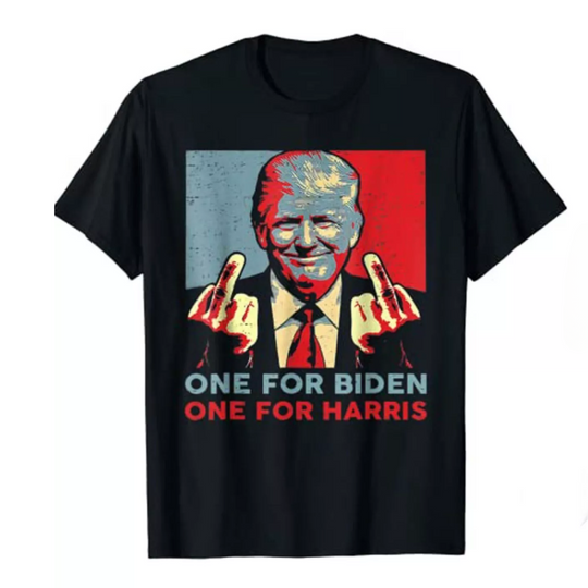 Donald Trump T-shirt - Middle Finger Make America Great Again Maga Tee