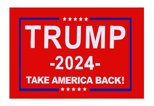 Donald Trump Flag - "Trump 2024 Take America Back"