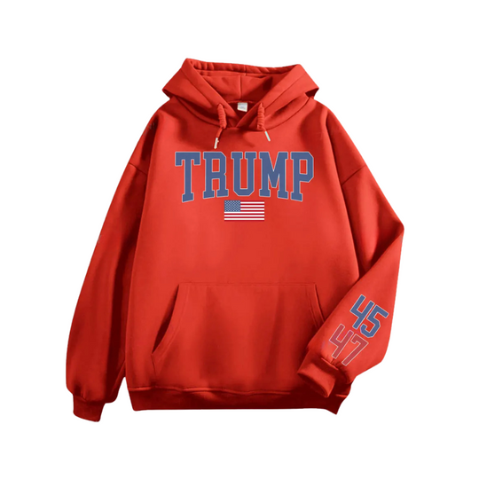 Donald Trump Sweatshirt - 45 47 O-neck Train Hoodie